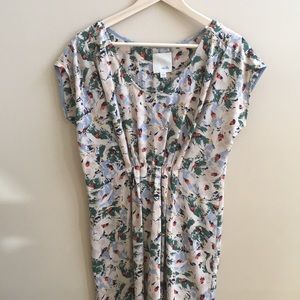Anthropologie- NWOT abstract floral dress, size S